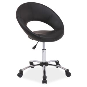 SIGNAL Q-128 kancelárska stolička čierna