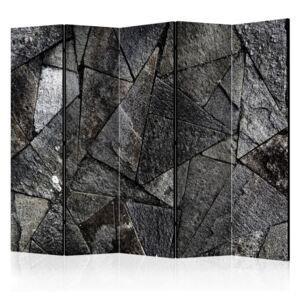 Paraván Pavement Tiles (Grey) Dekorhome 225x172 cm (5-dielny)