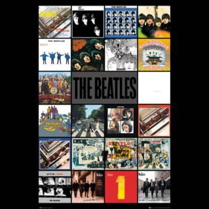 Plagát, Obraz - The Beatles - Albums, (61 x 91,5 cm)