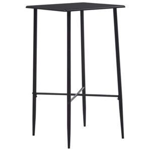 Barový stôl čierny 60x60x111 cm MDF