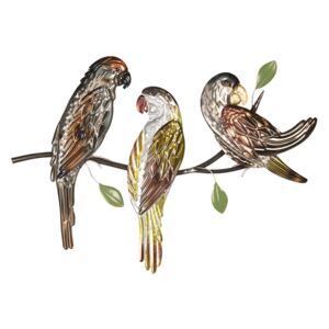 Nástenné dekorácie vtákov na vetve - 65 * 4 * 47 cm