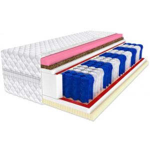 DOBRESNY Luxusný taštičkový matrac SENSITIVE 3D s Latexom Kokosom a Pamäťovou penou Rozměry matrace: 80x200
