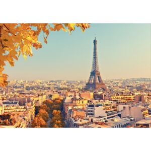 1Wall Vliesová fototapeta Jesenný Paríž 366x253 cm
