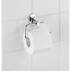 WENKO Držiak WC papiera BEZ VŔTANIA PowerLoc RICO kovovo lesklý 11x14x7 cm