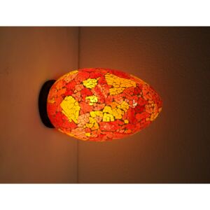 Stolná lampa EGG ART , žlto/červená, 30 cm