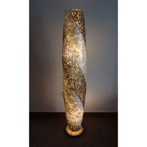 Luxusná stojacia lampa MARYLIN, 150 cm, pravá perleť a mušle, ručná práca