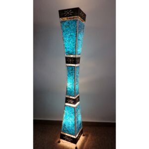 Stojacia lampa WAJAN - modrá, 150 cm