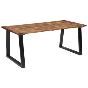 Jedálenský stôl, akáciový masív 180x90 cm