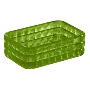 Aqualine Glady - Plastová mydlovnička na postavenie, zelená GL1104