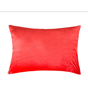 XPOSE ® Mikroplyšový povlak na polštář - červená 50x70 cm