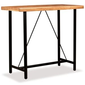 Barový stolík, akáciový masív 120x60x107 cm