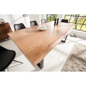 Drevený jedálenský stôl Mammut 100 x 200 cm - 35 mm »