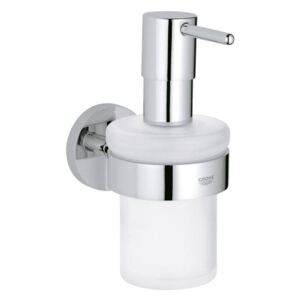 Grohe Essentials - Dávkovač tekutého mydla s držiakom, chróm 40448001 - 5 let rozšířená záruka