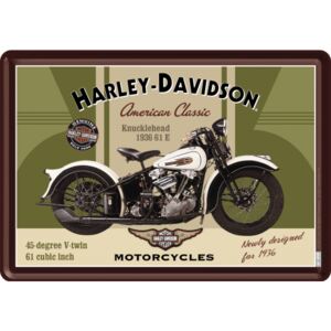 Nostalgic Art Plechová pohľadnice - Harley-Davidson Knucklehead
