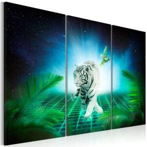 Obraz na plátne - Ice tiger 60x40 cm