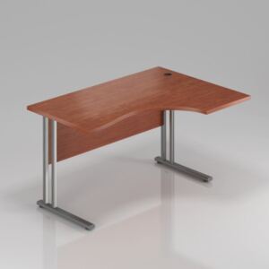 Ergonomický stôl Visio 140 x 70/100 cm, pravý calvados