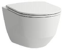 Laufen Pro - Závesné WC Compact s doskou SLIM, sklápaním SoftClose, Rimless, biela H8669550000001