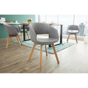 Sivá jedálenská stolička Nordic Star »
