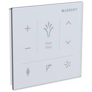 Geberit AquaClean - Nástenný ovládací panel na elektronický bidet, biela 147.038.SI.1