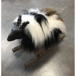 Hojdacia stolička islandská ovca