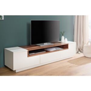 TV-skrinka 37525 180cm Biela/Orech-Komfort-nábytok