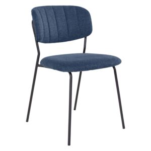 Dizajnová stolička Rosalie modrá