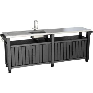 KETER UNITY CHEF 415 L antracit (249459) - barbeque stôl s úložným priestorom