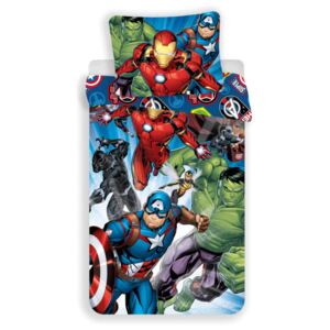 Detské obliečky Avengers 02 140x200 70x90 cm 100% Bavlna Jerry Fabrics