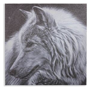 Arthouse Trblietavý obraz na plátne - Glitter Wolf