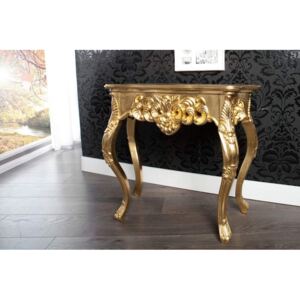 Zlatý toaletný stolík Venice 35 x 85 cm »