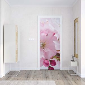 GLIX Fototapeta na dvere - Flowers Cherry Blossom Pink