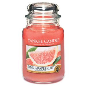 Sviečka v sklenenej dóze Yankee Candle Ružový grep, 623 g
