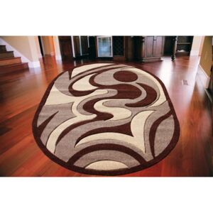Kusový koberec Lana ovál kávový, Velikosti 180x260cm