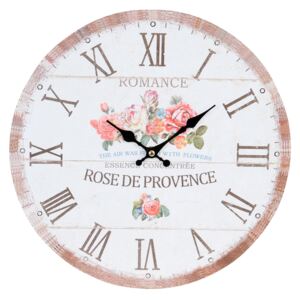 Nástenné hodiny Romance, 34 cm (Drevené hodiny)