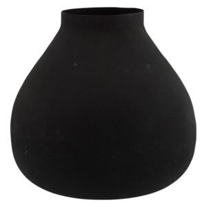 Dekorativní váza Iron Matt Black 22 cm