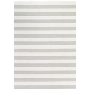 Koberec Big Stripe: Sivo-biela 80x140 cm