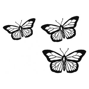 Hector Nástenná dekorácia Motýľ I čierna