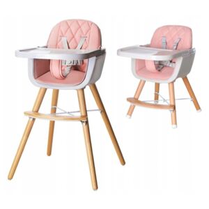 Vulpi Detská stolička na kŕmenie CardiLux Farba: ružová
