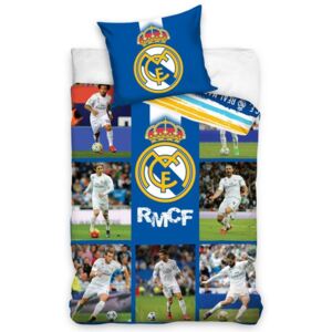 Carbotex · Bavlnené posteľné obliečky FC Real Madrid - fotografie hráčov RMCF - 70 x 80 + 140 x 200 cm | Oficiálny produkt Realmadrid