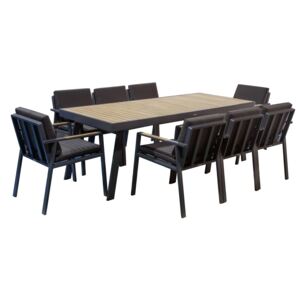 Záhradná jedálenská zostava HIGOLD - Nofi Dining Anthracite Olefin