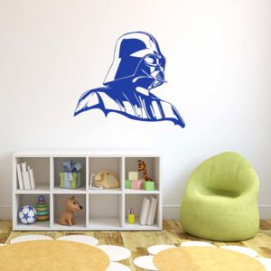 GLIX Darth Vader - samolepka na stenu Modrá 80x70 cm