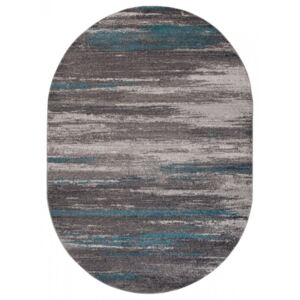 Kusový koberec Gobi sivý ovál, Velikosti 120x156cm