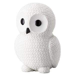 Moderná dekorácia sova Snehulienka, Rosenthal Pets, veľká, 10,5 cm