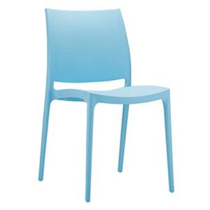 Plastová stolička May (SET 4 ks) Farba Modrá