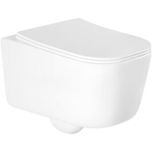 MEXEN STELLA, závesné wc s pomaly padajúcim WC sedátkom, 51 x 35 cm, biela, 30680900