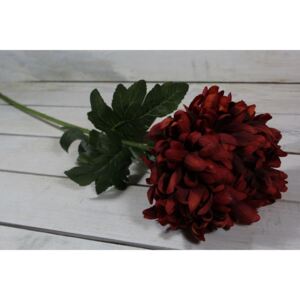 Umelý kvet CHRYZANTÉMA - červená (v. 78 cm) veľkosť