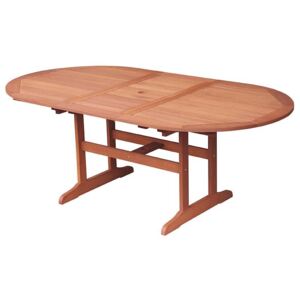 Rozkladací záhradný stôl Oval 150x90 cm