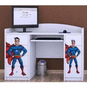 MAXMAX Detský písací stôl SUPERMAN - TYP 1