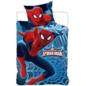 Setino · Bavlnené posteľné obliečky - posteľná bielizeň - Spiderman - MARVEL - 140 x 200 + 70 x 90 cm - Certfikát Oeko-Tex Standard 100