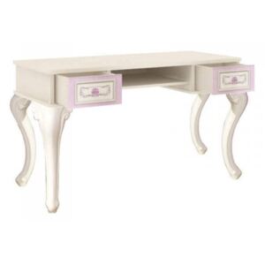 Písací stôl Comtesa - alabaster/fialová